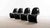 Black Panton Chairs by Verner Panton for Herman Miller, 1971, Set of 4 For Sale - Image 8 of 18