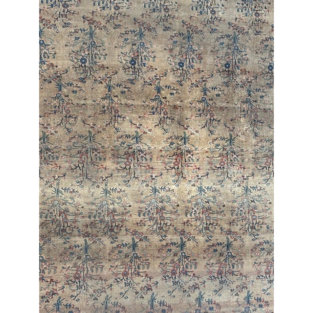 Persian Antique Persian Bijar Palace Carpet 12' X 20'8" For Sale - Image 3 of 6