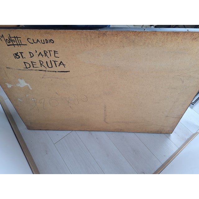 Informal Painted Ceramic Tile Panel by Claudio Monotti for Studio Deruta, 1960s For Sale - Image 10 of 11