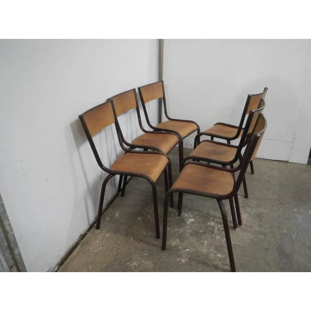 Stackable Chairs from Mullca, 1960s, Set of 6 For Sale - Image 3 of 13