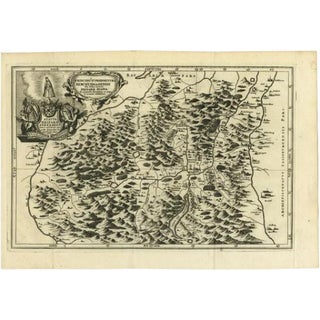 Antique Map of the Berchtesgaden Region by Scherer, 1699 For Sale