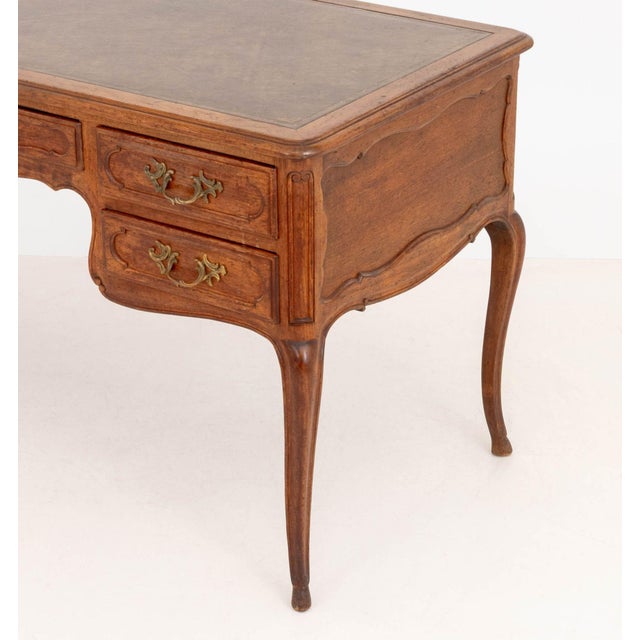 Louis XV Style Walnut Writing Desk For Sale In New York - Image 6 of 10