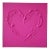 Original Contemporary Minimalist Barbie Pink Abstract Heart Painting For Sale