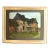 French Painting of Rural Country Home For Sale