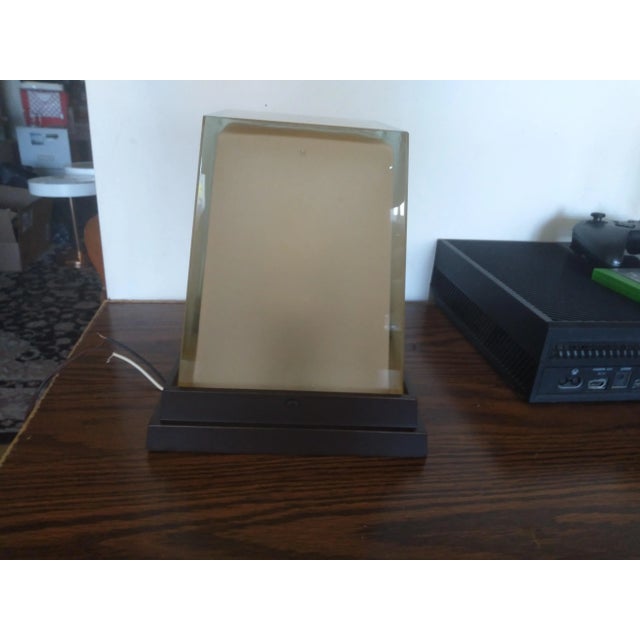 Bronze Marvelous Angled Square Cieling Light For Sale - Image 8 of 12