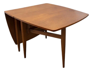 Mid-Century Teak Drop-Leaf Dining Table from Elliotts of Newbury, 1960s