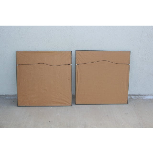 Red Op Pop Art Lithoggraphs Illegibly Signed - a Pair For Sale - Image 8 of 9