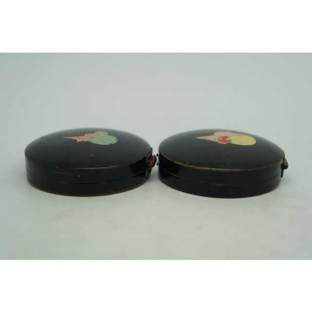 1920s 2 Antique Art Deco Celma Company Flapper Rouge Powder Makeup Compacts For Sale - Image 5 of 18
