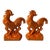 Antique Metal Cast Iron Roosters Chickens Bookends- a Pair For Sale