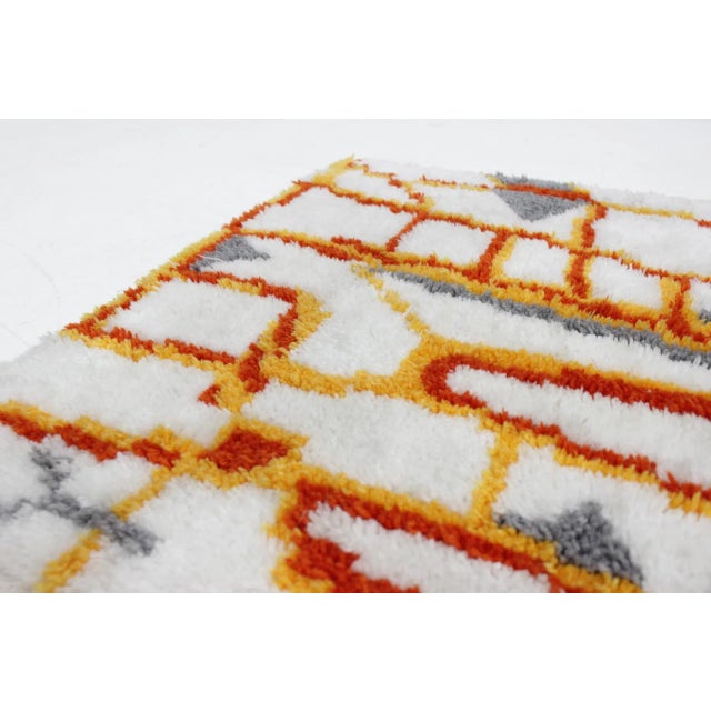 Mid-Century Ege Rya Style Rug, 1967 For Sale - Image 4 of 11