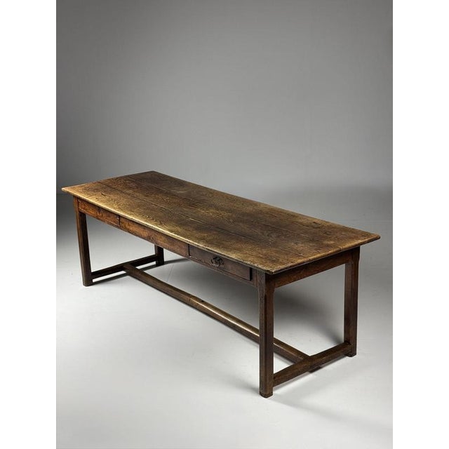 French farmhouse dining table / Monastery table. Dating from the 18th century. Crafted from solid oak. Wonderful color and...