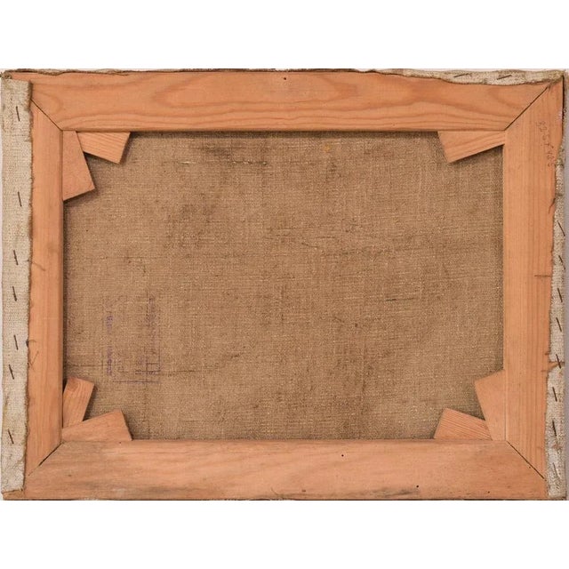 Post Impressionist Sunrise Snowscape, 1998, Oil on Canvas For Sale - Image 7 of 8