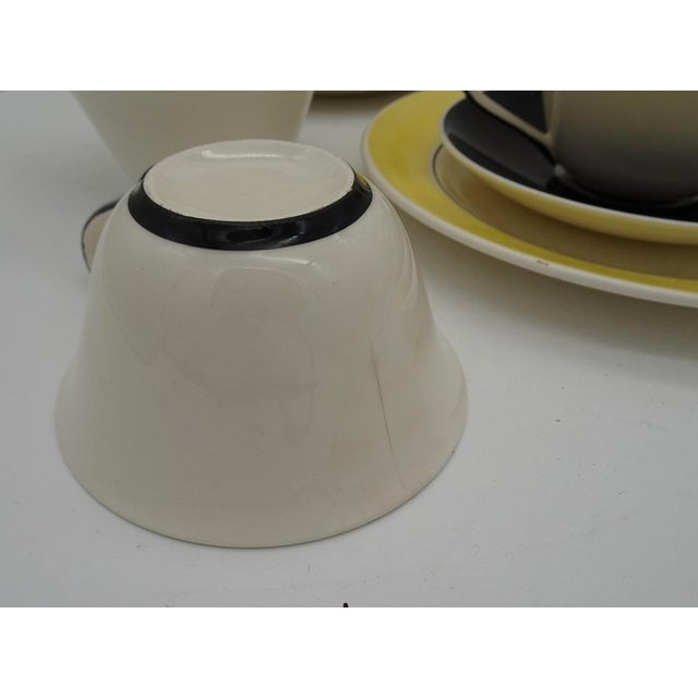 Art Deco Dutch Ineke Service Set by Edmond Bellefroid for Petrus Regout Maastricht Koninklijke Sphinx, 1933, Set of 39 For Sale - Image 11 of 18