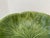 1970s 1970s Vintage Green Cabbage Leaf Footed Serving Bowl Handmade Signed For Sale - Image 5 of 9