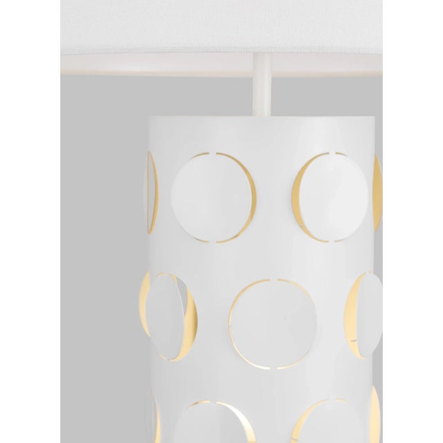 Kate Spade Kate Spade by Visual Comfort Studio Dottie Table Lamp, Matte White For Sale - Image 4 of 5