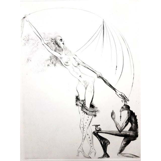 Salvador Dali - Venus in Furs - Original Stamp-Signed Etching 1968 For Sale - Image 9 of 9