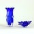 Cobalt Blue Art Glass Set by Jaroslav Taraba for Lednické Rovne, Czechoslovakia, 1960s, Set of 2 For Sale - Image 11 of 11