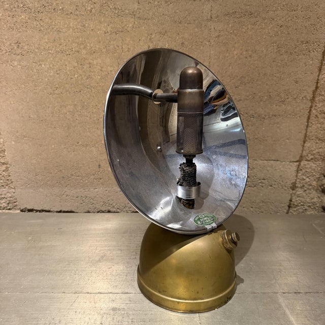 Mid-Century Modern Bialaddin Bowl Fire Paraffin Heater Industrial Decor For Sale In San Diego - Image 6 of 16