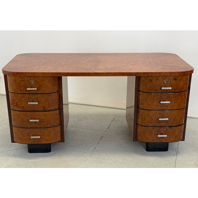 1930s Art Deco Model H-178 Writing Desk by Jindřich Halabala from Up Závody, 1930s For Sale - Image 5 of 18