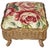 Wicker & Rose Needlepoint Footstool For Sale In Tulsa - Image 6 of 7