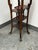 Chinoiserie Carved Wood Tiered Marble Top Stand, Vintage For Sale - Image 12 of 12
