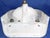 1952 Vintage Kohler High-Back Porcelain & Cast Iron Rounded Front Sink For Sale - Image 10 of 13