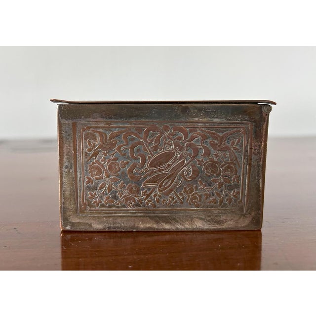 Metal Early 20th Century Silver-Plated Metal Casket from WMF, Germany, 1890s For Sale - Image 7 of 18
