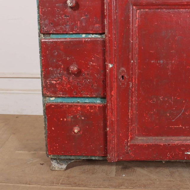 Austrian Orignial Painted Buffet For Sale - Image 3 of 11