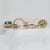Metal 1.6Ct Emerald Earrings With Earth Mined Diamonds Accents: Solid 14k Gold, A Pair For Sale - Image 7 of 7