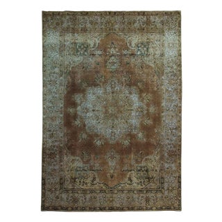 Vintage Middle Eastern Hand-Knotted Rug For Sale