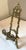 Mid 20th Century Vintage Brass Fancy Petite Table Easel For Sale - Image 5 of 7