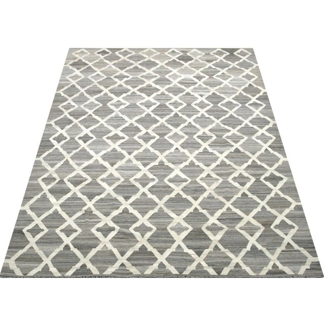 2000 - 2009 Contemporary Afghan Maimana Kilim Rug For Sale - Image 5 of 6