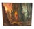 Antique Painting – Mystical Cave Figure Oil on Canvas (1980) For Sale - Image 4 of 12