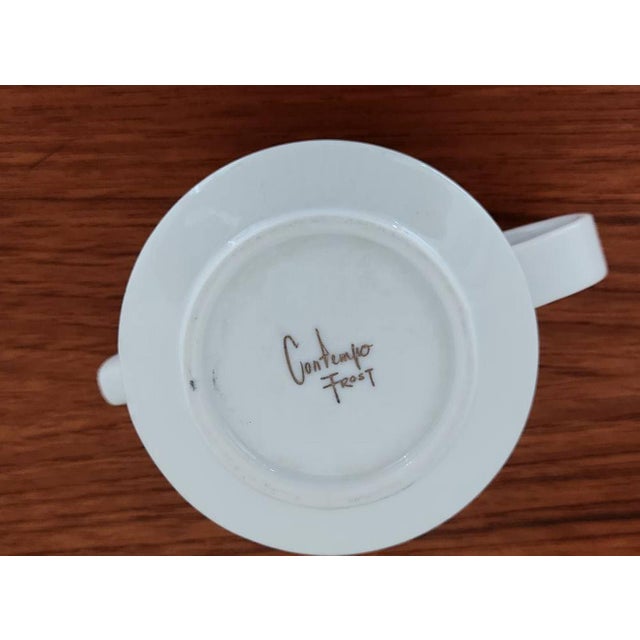 Vintage Otagiri Japan Creamer in Contempo Frost Black For Sale - Image 10 of 11