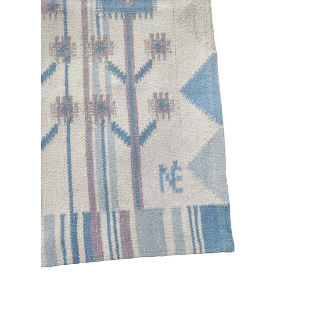Rölakan Rug with Monogram by Éva Németh, 1970s For Sale - Image 3 of 8