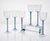 Glass Cobalto and Pulegoso Murano Glass with Twisted Stems from Cenedese, 1950s, Set of 6 For Sale - Image 7 of 18