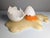 Postmodern Broken Egg Sculpture Lamp in Alabaster by Marco Ricciardi, Italy, 1980s For Sale - Image 3 of 18