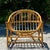 Wood Vintage Coastal Bent Rattan Lounge Chair For Sale - Image 7 of 9