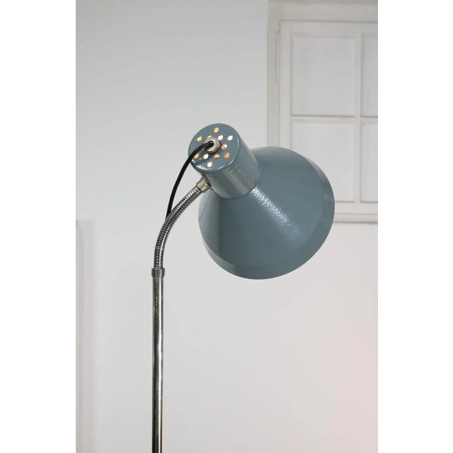 Vintage Industrial Adjustable Gooseneck Floor Lamp, 1970s For Sale - Image 10 of 17