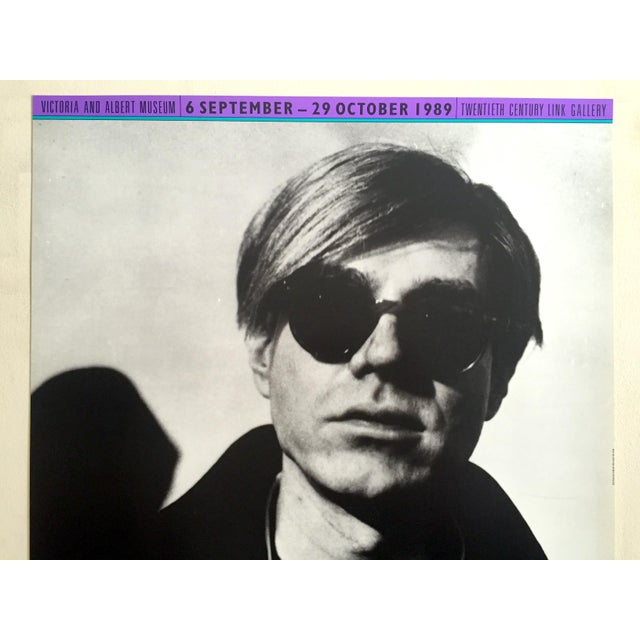 This rare vintage 1989 " Andy Warhol The Factory Years 1964 - 1967 " Nat Finkelstein lithograph print collector's...