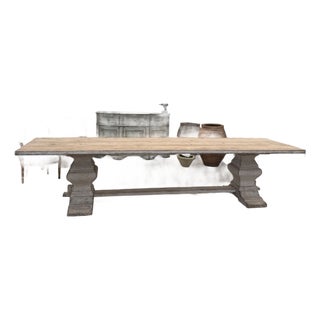 Large 19th C Italian Wood Table For Sale
