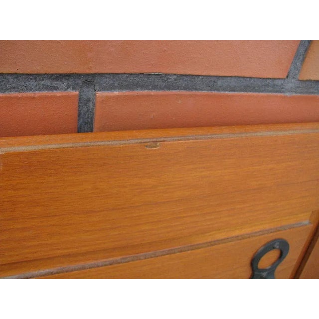 Brown Vintage Teak Wardrobe Rack, 1960s For Sale - Image 8 of 18