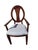 1990s Ethan Allen Horizons Dining Armchair Pair Wood Oval Slat Back Accent Living Room For Sale - Image 9 of 18