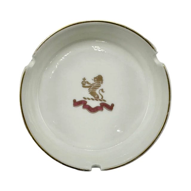 Vintage 5-Star Hotel Ritz London Royal Doulton Ashtray Porcelain Dish Pink For Sale - Image 10 of 12