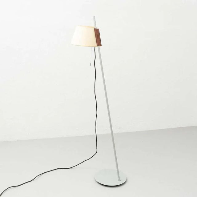Metal Simplisima Floor Lamp by Estudio Blanch for Metalarte, 1970 For Sale - Image 7 of 16