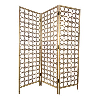 Vintage Bamboo Room Divider, 1970s For Sale