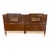 Vintage Chinoiserie Style Solid Wood Frame King Headboard For Sale