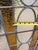 Antique Victorian Amber Stained Leaded Glass Double Window Converted to Door For Sale - Image 17 of 18