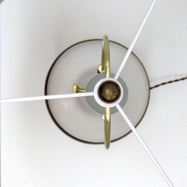 White Danish Table Lamp, 1950 For Sale - Image 8 of 10