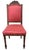 Pair Antique French Louis XVI Carved Walnut Upholstered Side Chairs For Sale - Image 4 of 14